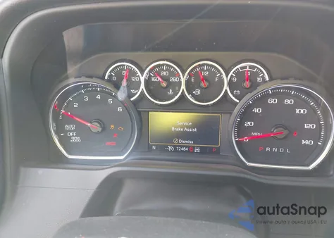 2022 Chevrolet Silverado Ltd K1500 Rst из США, поврежденный, VIN 1GCUYEED6NZ207806